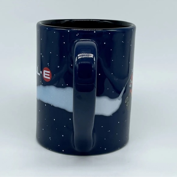 DISNEY/PIXAR Wall-E Coffee Mug Half Cut Out Blue Heart 12 oz - Picture 2 of 5